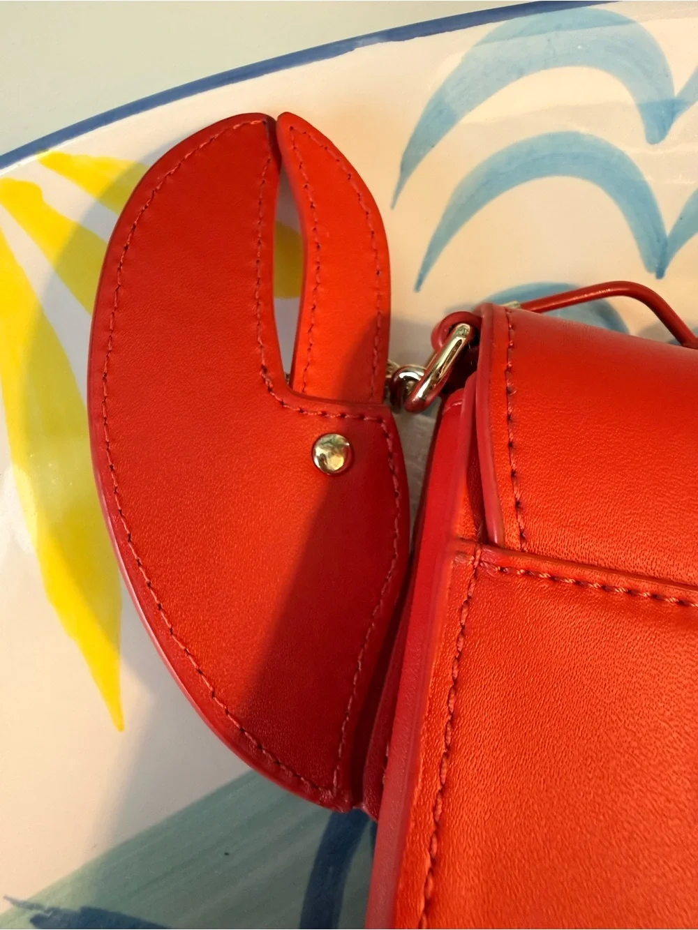 NWT Kate Spade Novelty Shore Thing Red Lobster Leather Crossbody Bag Purse Handb
